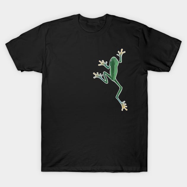 Tree Frog T-Shirt by GnauArt